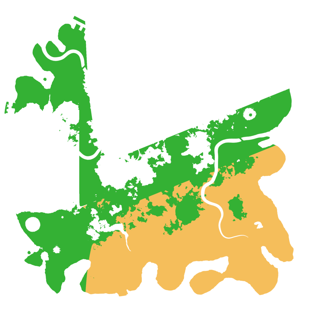 Biome Rust Map: Procedural Map, Size: 4000, Seed: 6529