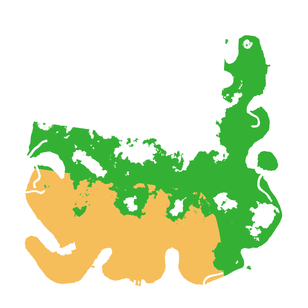 Biome Rust Map: Procedural Map, Size: 3500, Seed: 12367