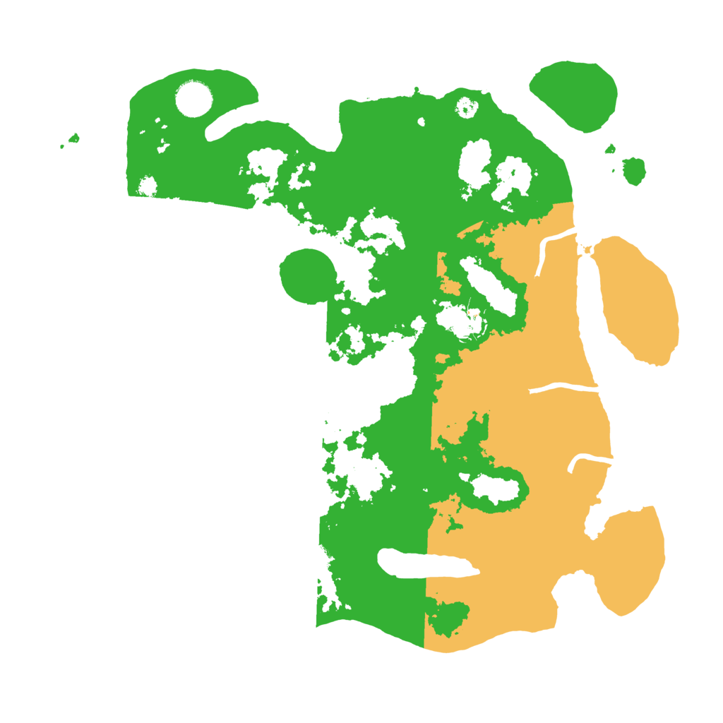 Biome Rust Map: Procedural Map, Size: 3500, Seed: 1755347231