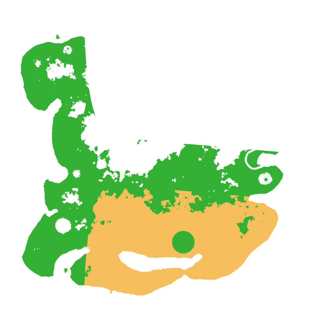 Biome Rust Map: Procedural Map, Size: 3700, Seed: 188958417