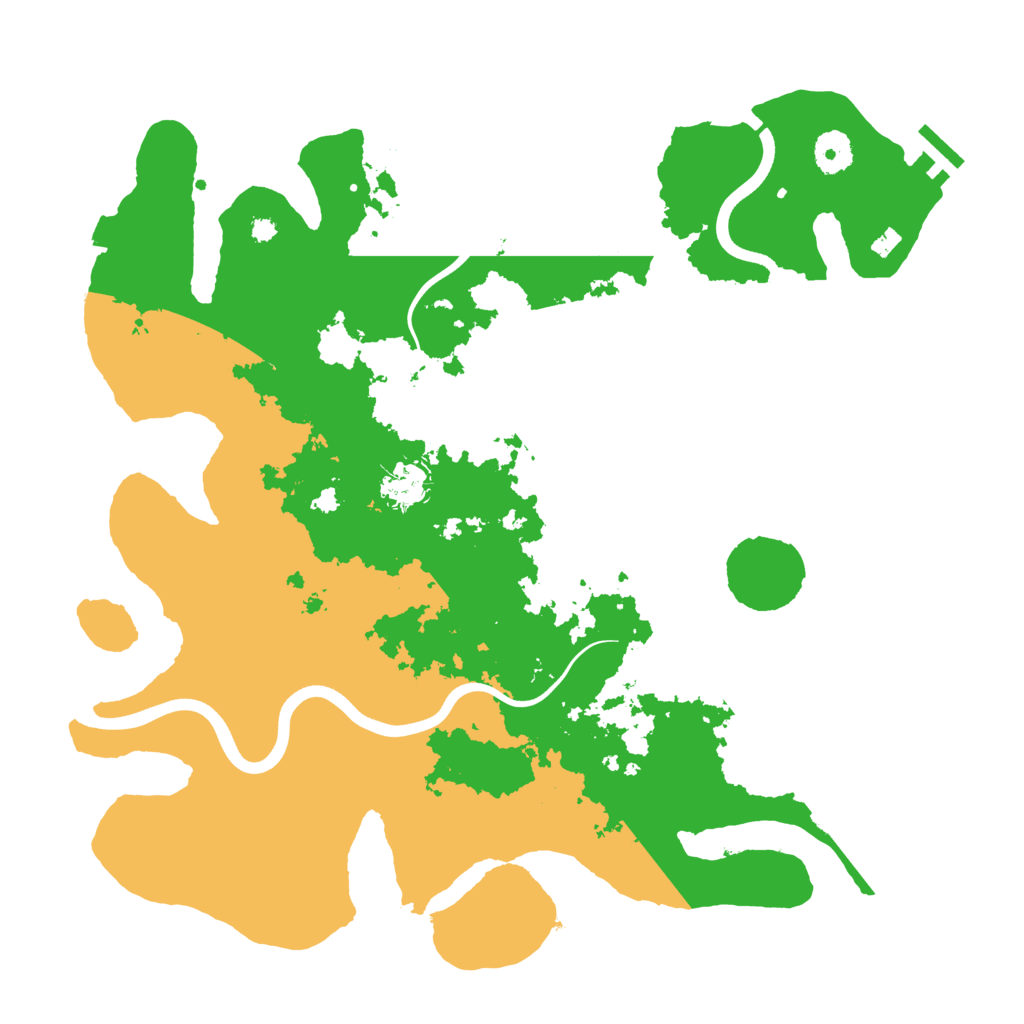 Biome Rust Map: Procedural Map, Size: 3800, Seed: 5928632