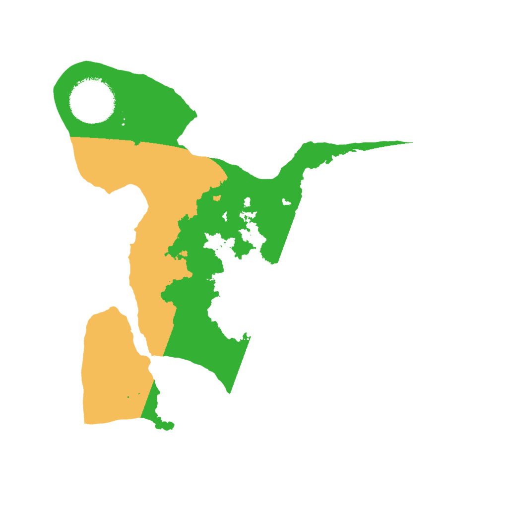 Biome Rust Map: Barren, Size: 2000, Seed: 111472533