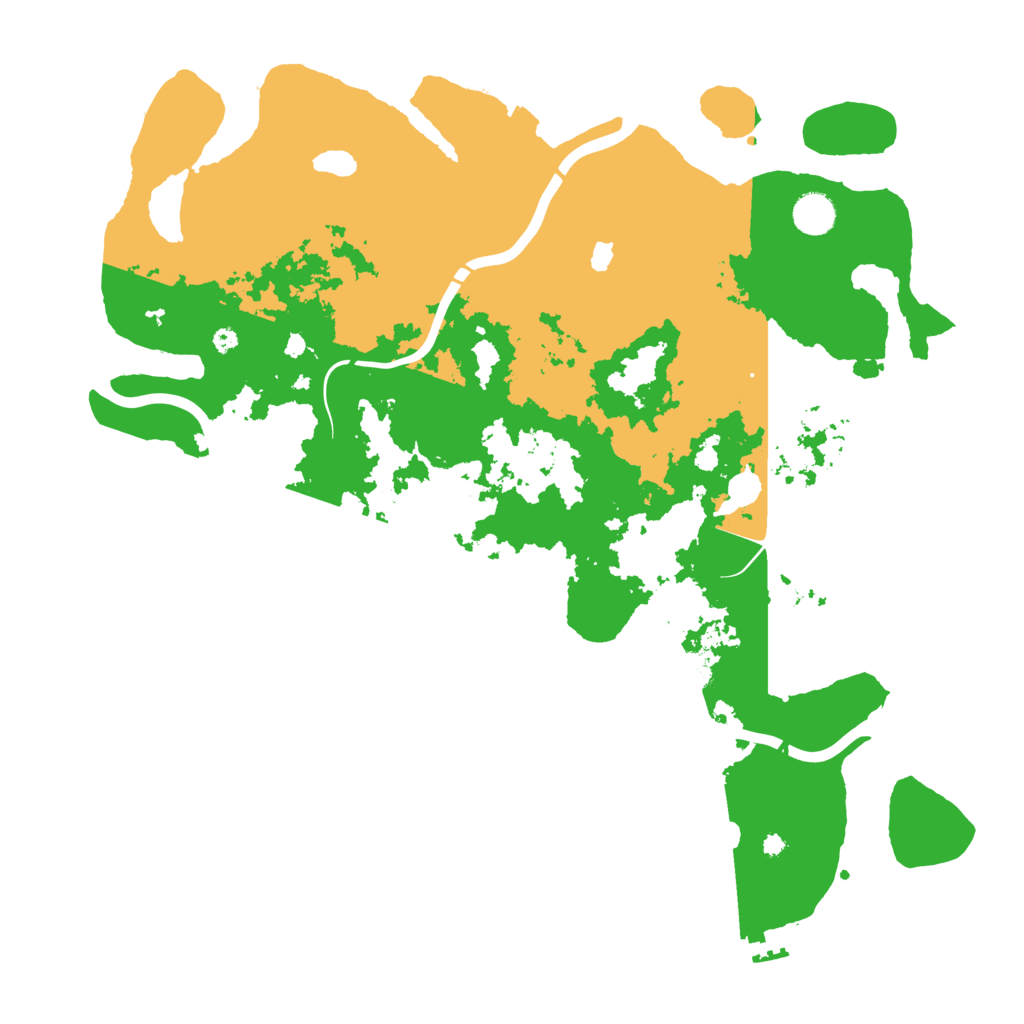 Biome Rust Map: Procedural Map, Size: 4250, Seed: 1376412529