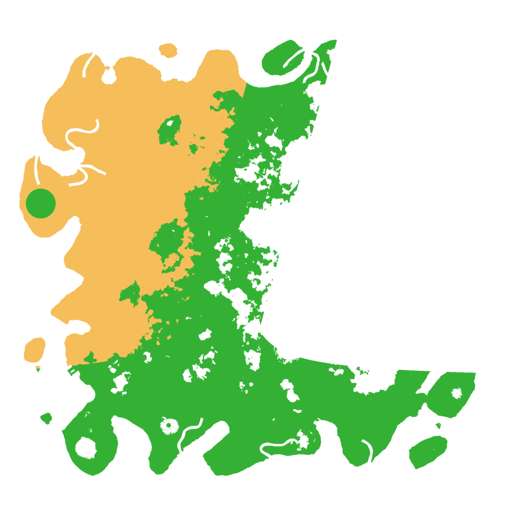 Biome Rust Map: Procedural Map, Size: 4500, Seed: 195146094