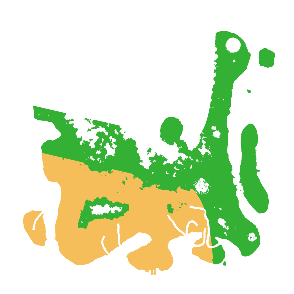 Biome Rust Map: Procedural Map, Size: 3500, Seed: 44536