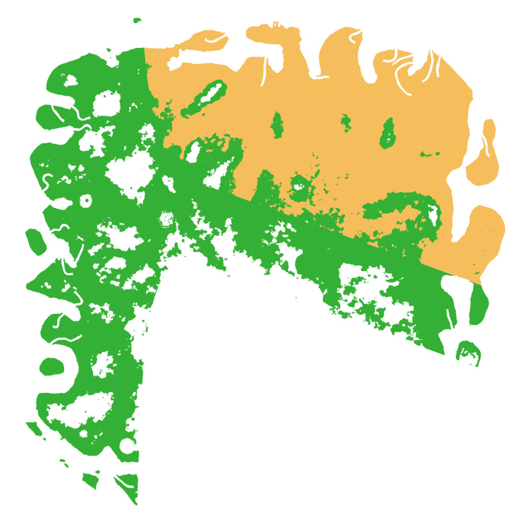 Biome Rust Map: Procedural Map, Size: 6000, Seed: 2546