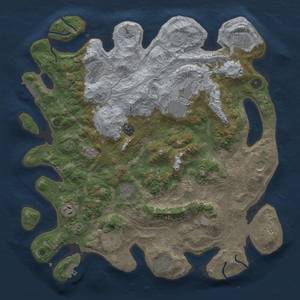 Thumbnail Rust Map: Procedural Map, Size: 4250, Seed: 690050479, 20 Monuments