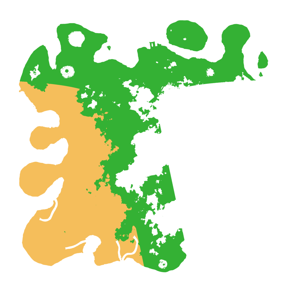 Biome Rust Map: Procedural Map, Size: 3500, Seed: 1245238773