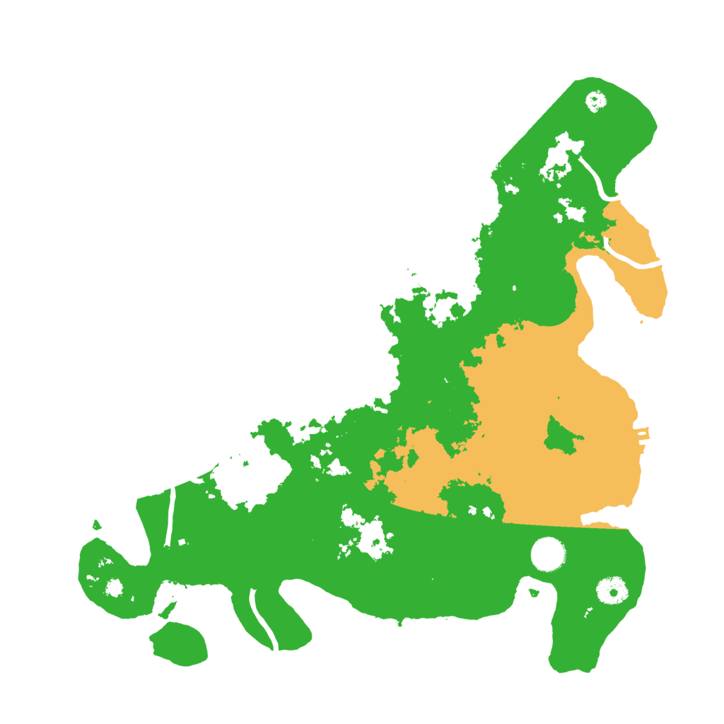 Biome Rust Map: Procedural Map, Size: 3700, Seed: 265911795