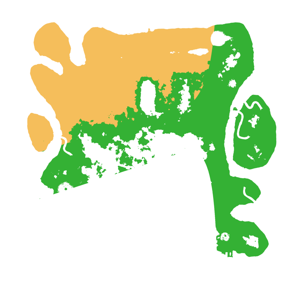 Biome Rust Map: Procedural Map, Size: 3500, Seed: 1670561128