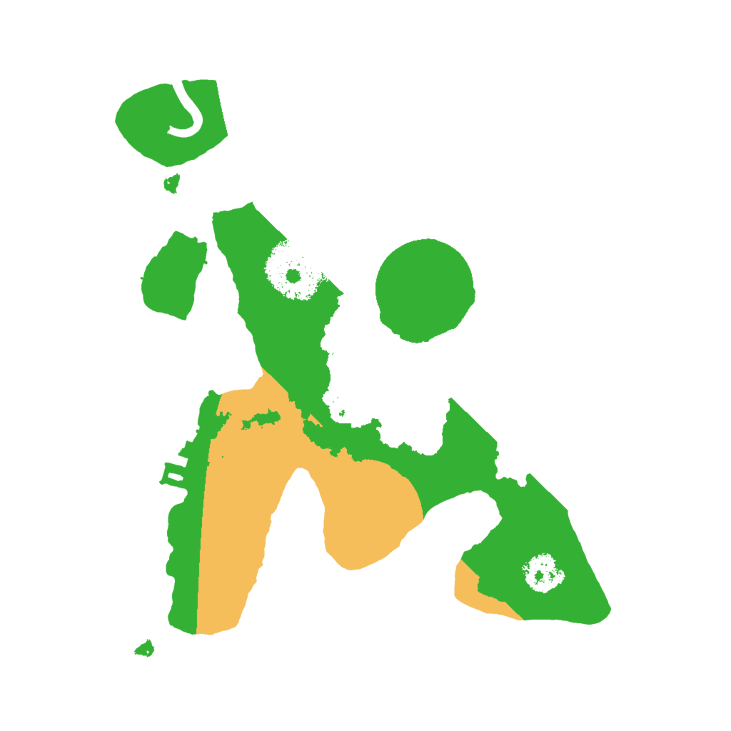 Biome Rust Map: Procedural Map, Size: 2000, Seed: 190190