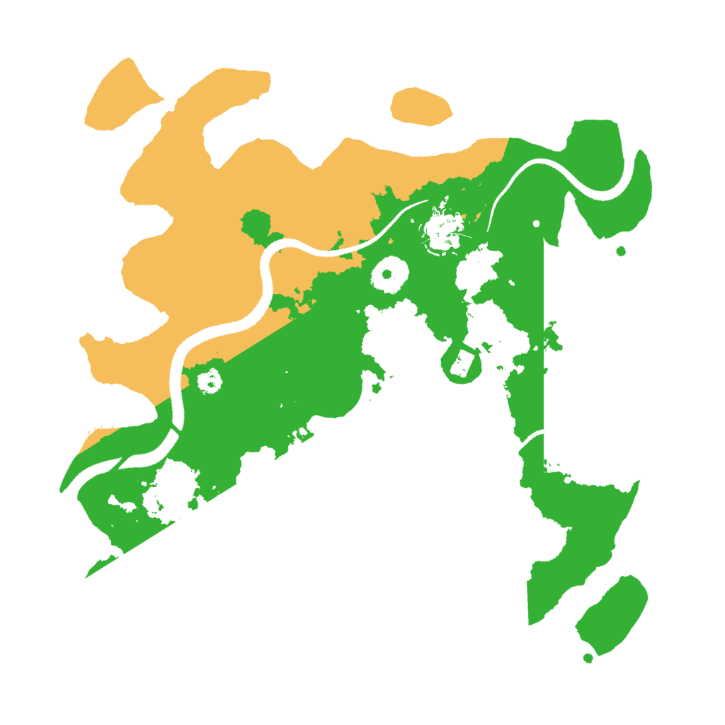 Biome Rust Map: Procedural Map, Size: 3000, Seed: 2319857