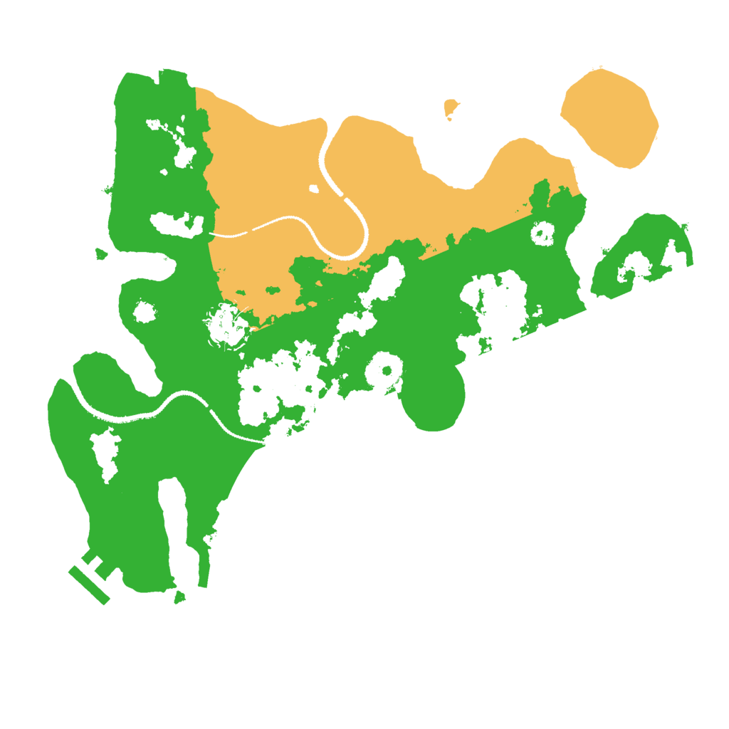 Biome Rust Map: Procedural Map, Size: 3000, Seed: 7799455