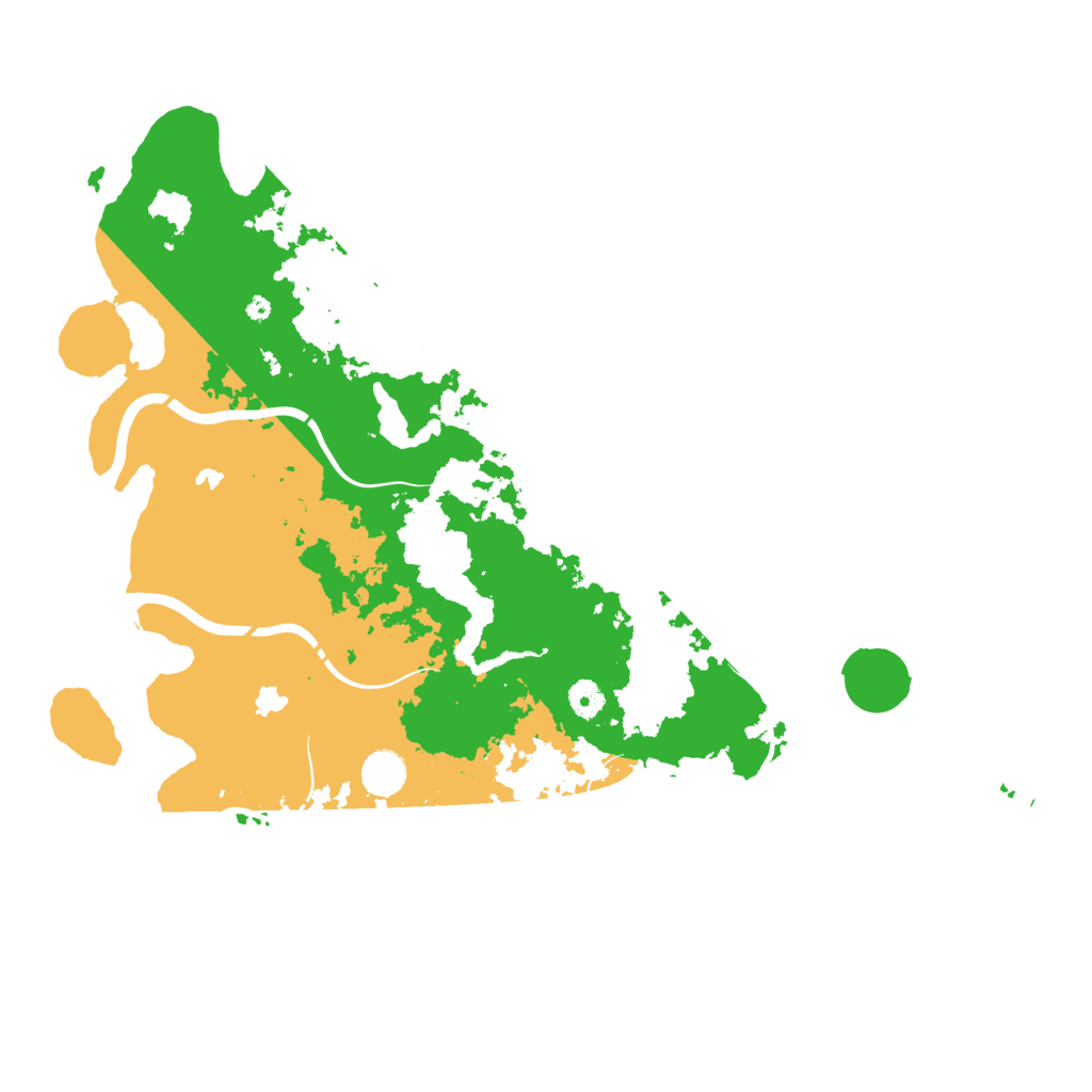Biome Rust Map: Procedural Map, Size: 4500, Seed: 1151017895