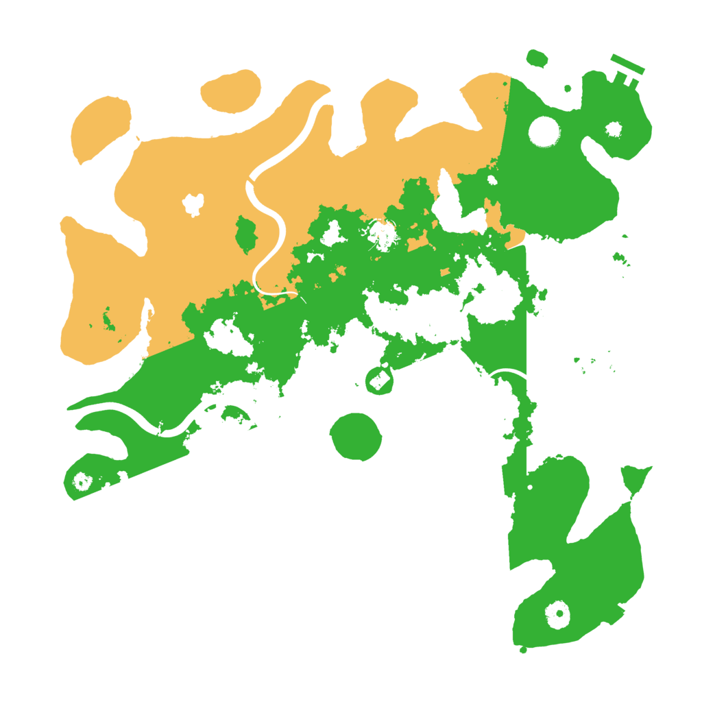 Biome Rust Map: Procedural Map, Size: 4000, Seed: 9912
