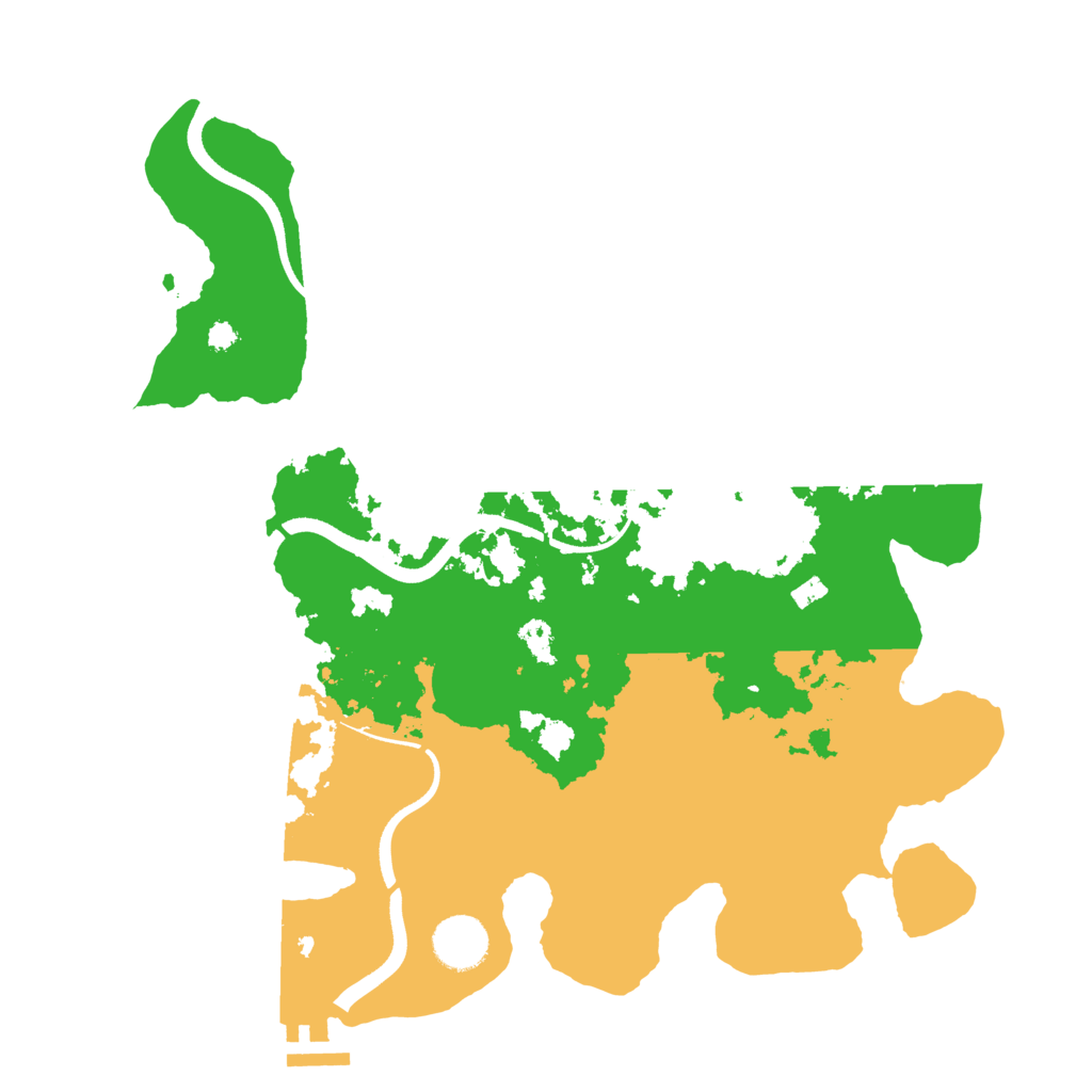 Biome Rust Map: Procedural Map, Size: 3500, Seed: 16640350