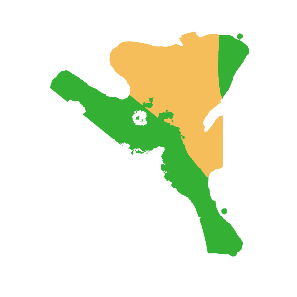 Biome Rust Map: Procedural Map, Size: 2000, Seed: 221122