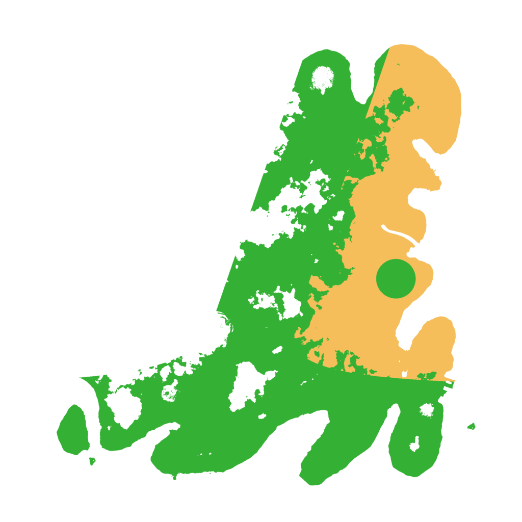 Biome Rust Map: Procedural Map, Size: 3500, Seed: 242870028