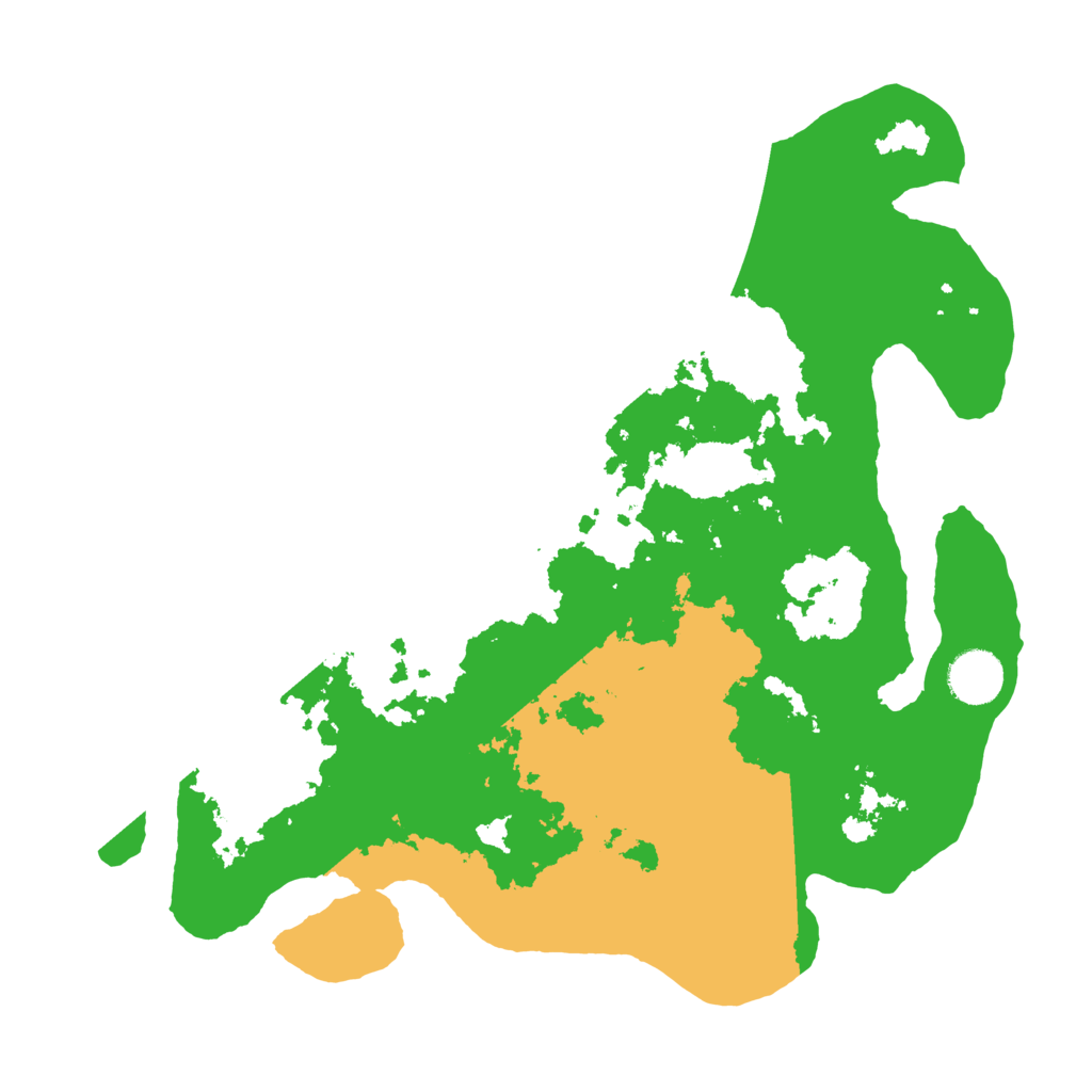 Biome Rust Map: Barren, Size: 3500, Seed: 862671263