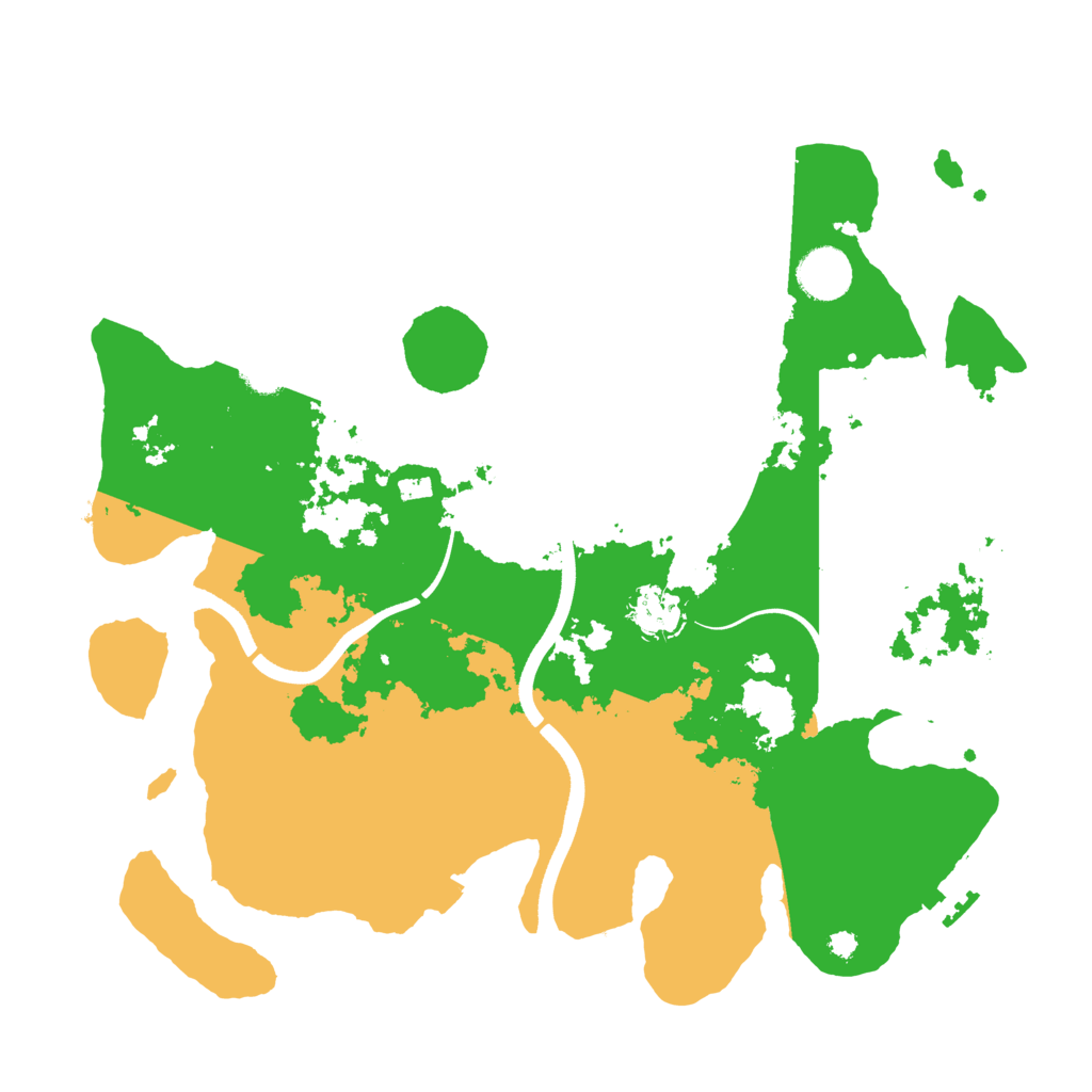 Biome Rust Map: Procedural Map, Size: 3600, Seed: 5122022