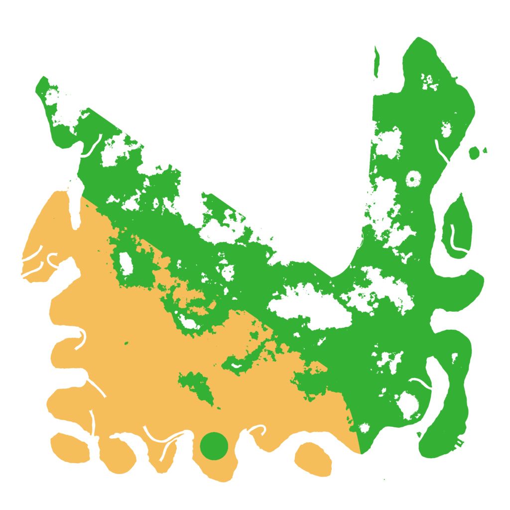 Biome Rust Map: Procedural Map, Size: 4800, Seed: 1225927481