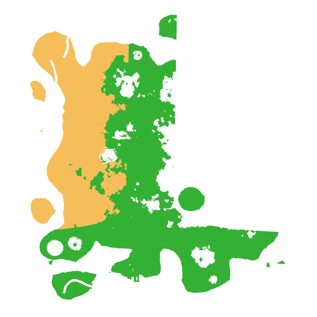 Biome Rust Map: Procedural Map, Size: 3500, Seed: 564654