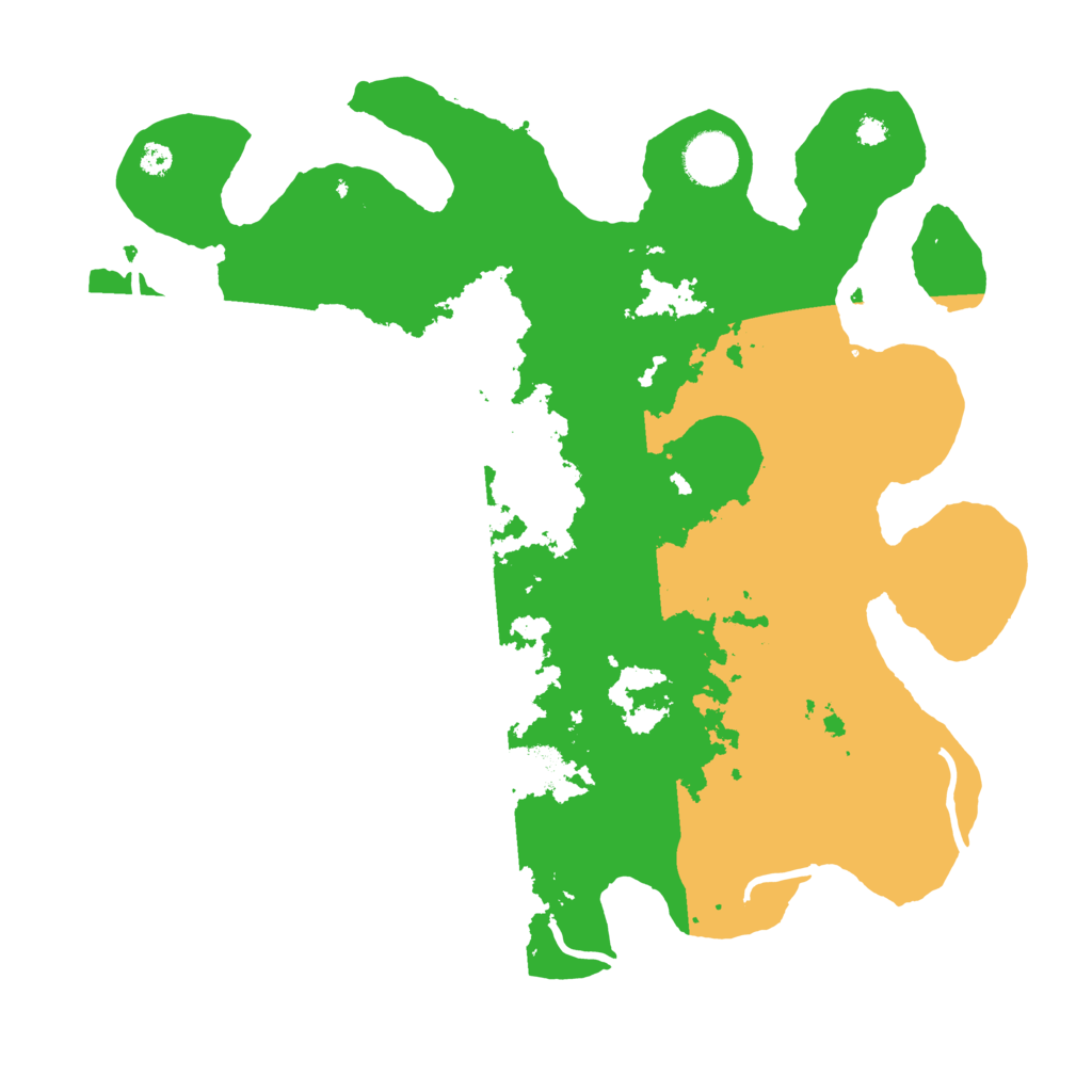 Biome Rust Map: Procedural Map, Size: 3500, Seed: 484158113