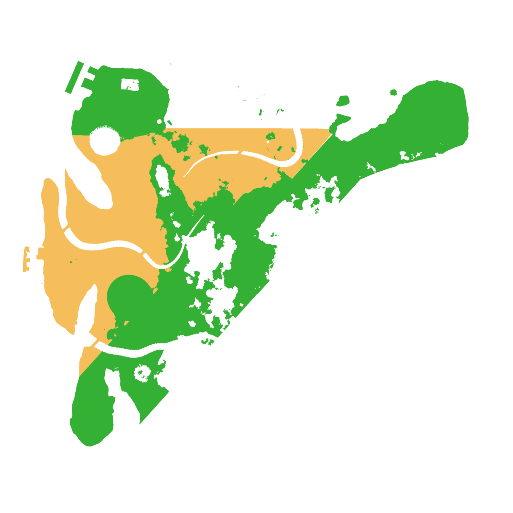 Biome Rust Map: Procedural Map, Size: 3100, Seed: 444926