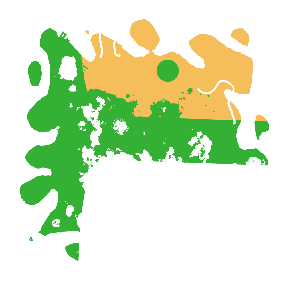 Biome Rust Map: Procedural Map, Size: 3500, Seed: 500095200