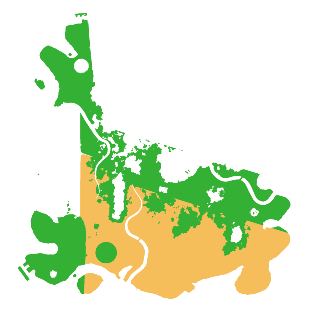 Biome Rust Map: Procedural Map, Size: 3967, Seed: 13825