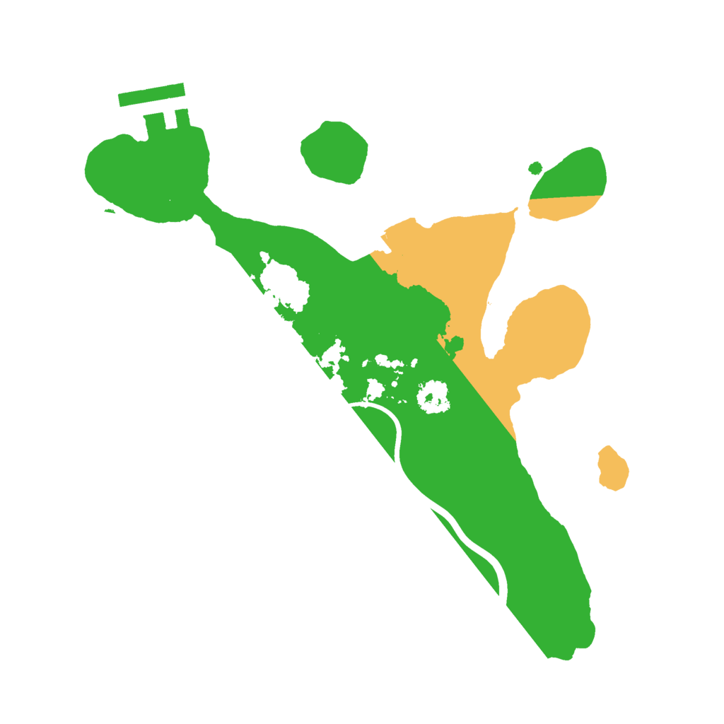 Biome Rust Map: Procedural Map, Size: 2200, Seed: 84534888