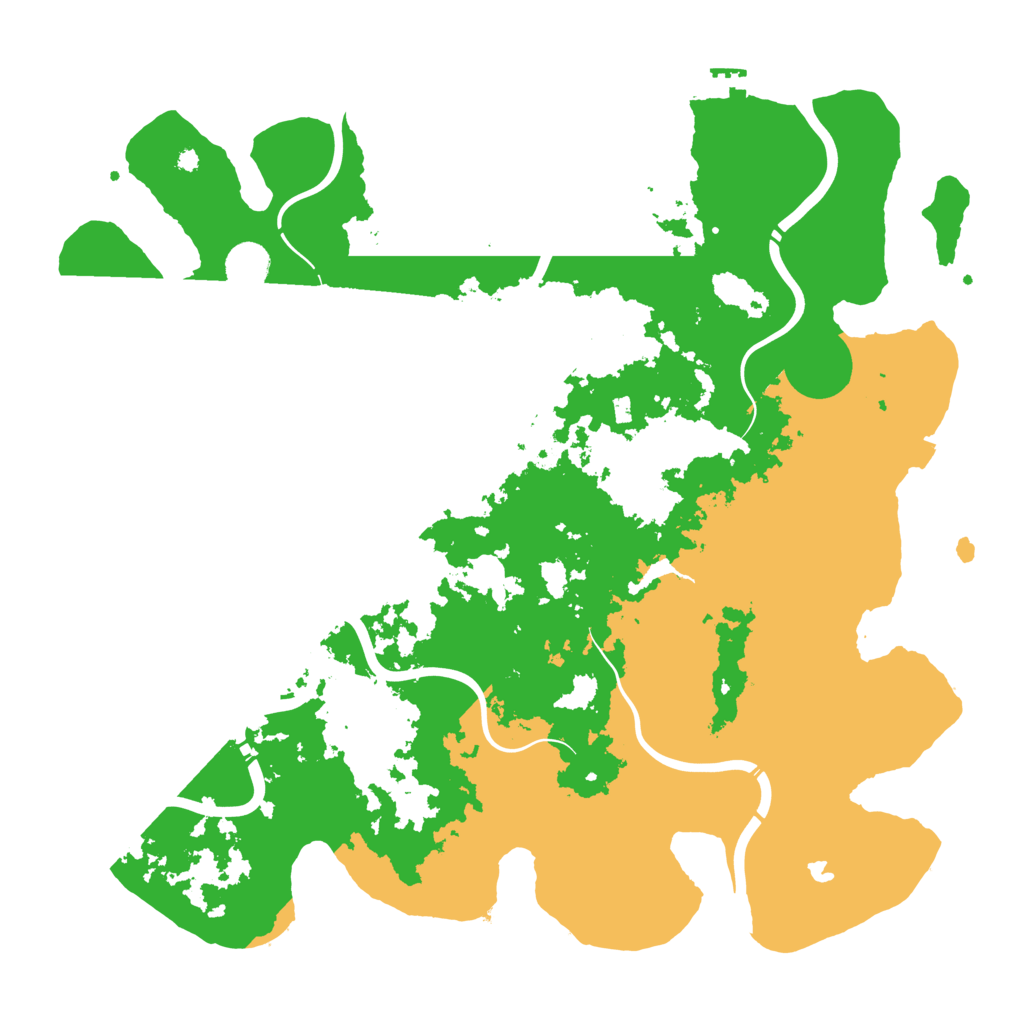 Biome Rust Map: Procedural Map, Size: 4250, Seed: 1202463581