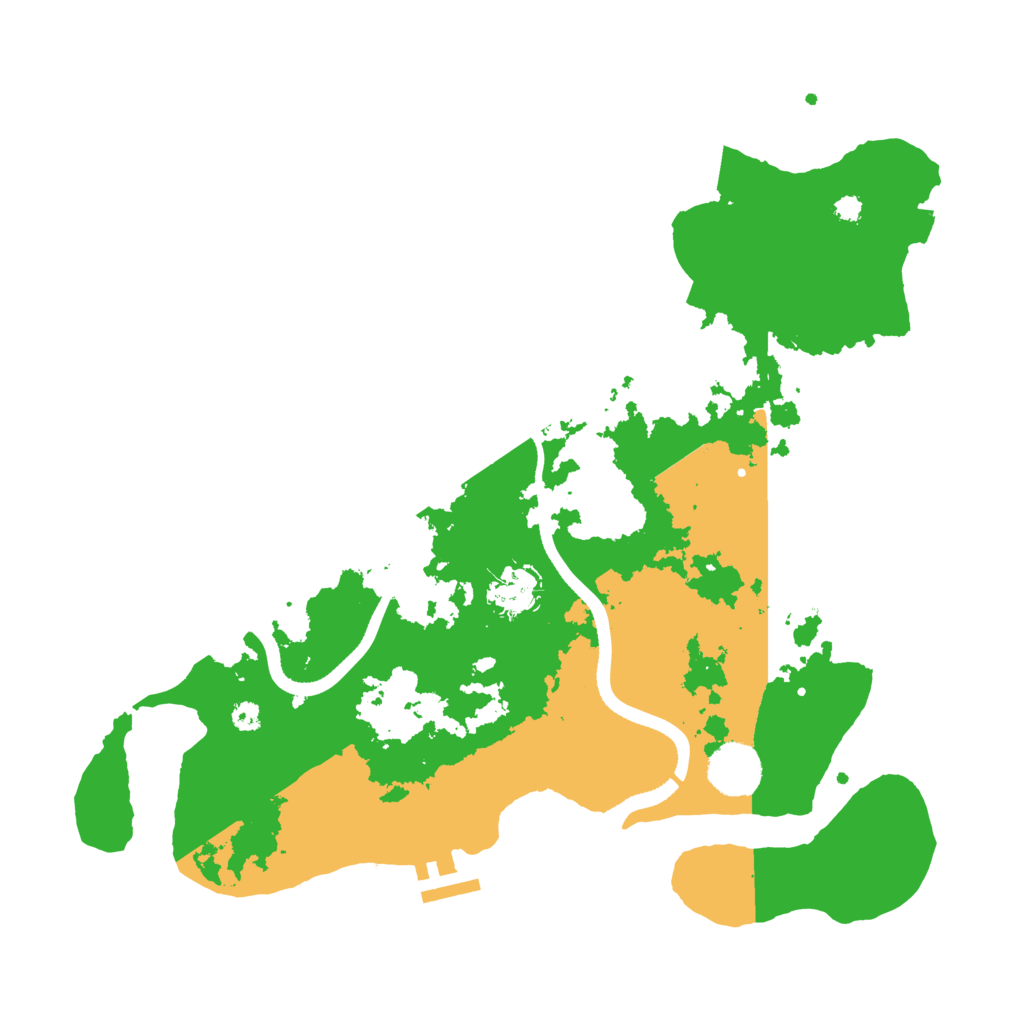 Biome Rust Map: Procedural Map, Size: 3500, Seed: 1830757742