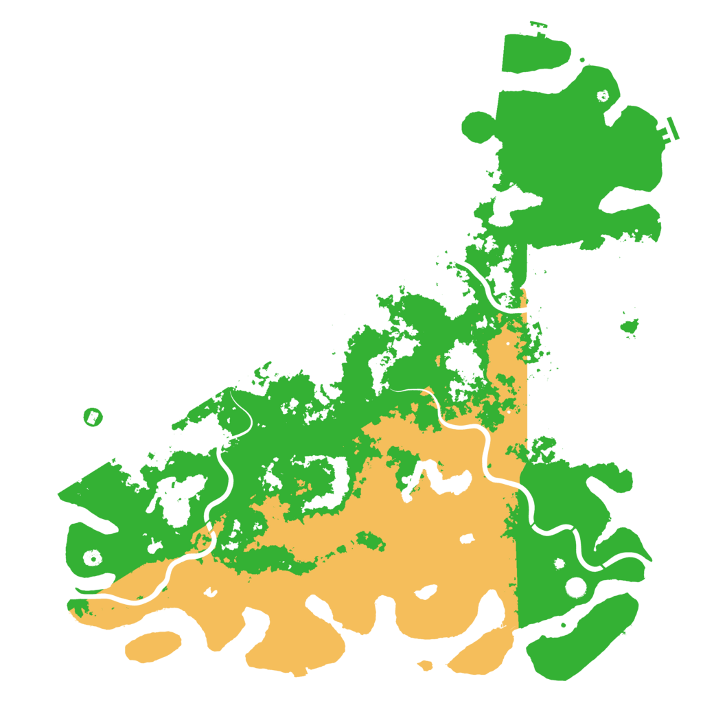 Biome Rust Map: Procedural Map, Size: 6000, Seed: 216903105