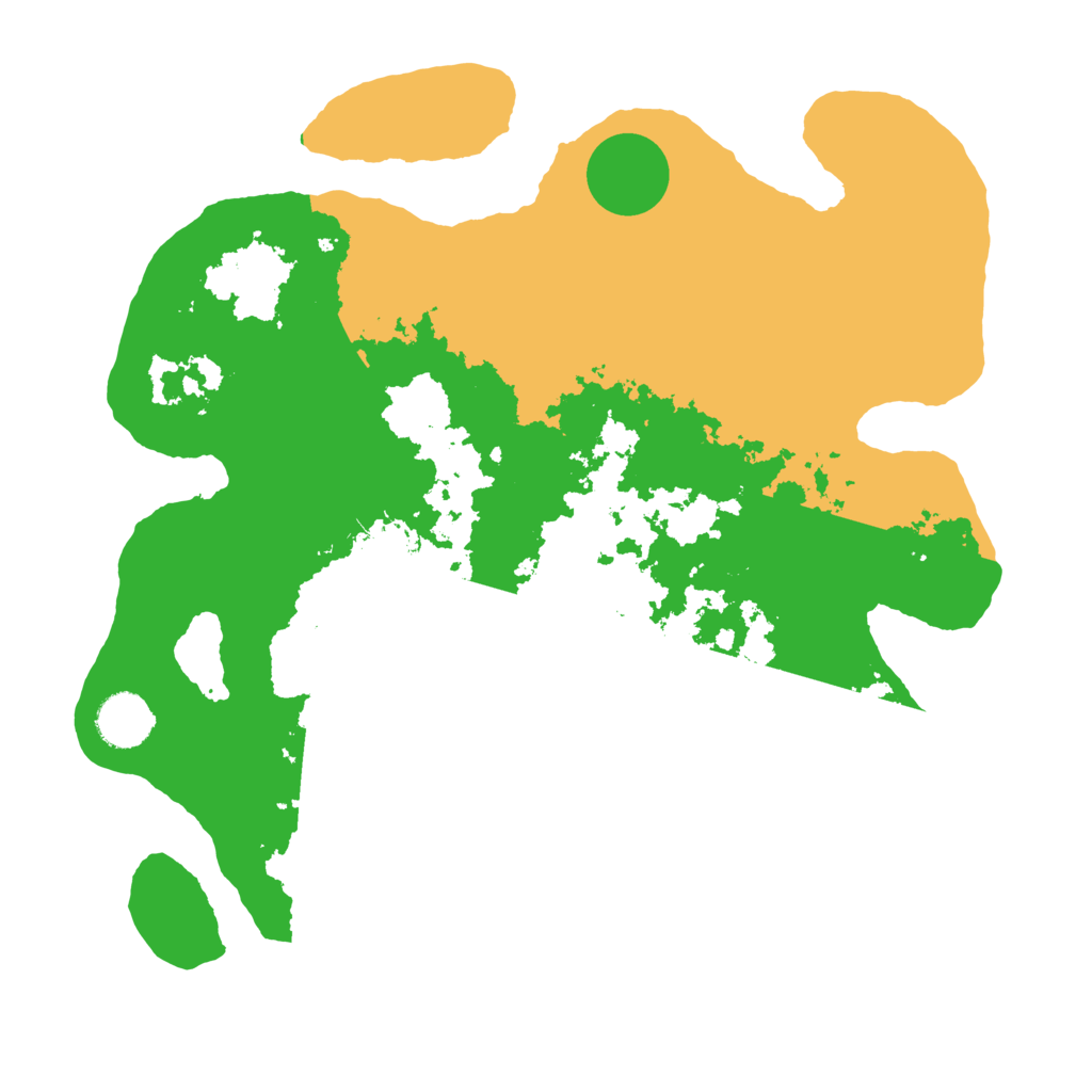 Biome Rust Map: Barren, Size: 3500, Seed: 1932617195