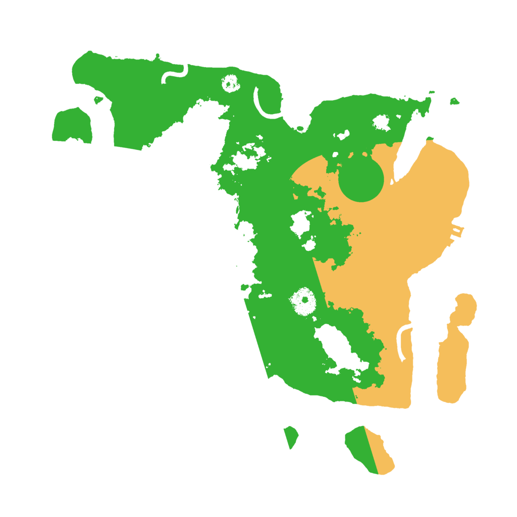 Biome Rust Map: Procedural Map, Size: 3000, Seed: 29966
