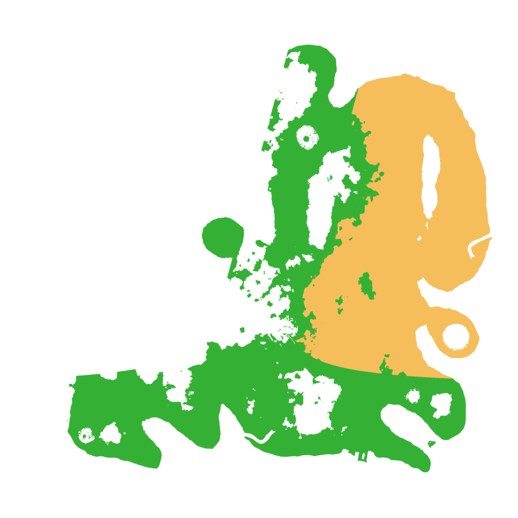 Biome Rust Map: Procedural Map, Size: 3500, Seed: 16904