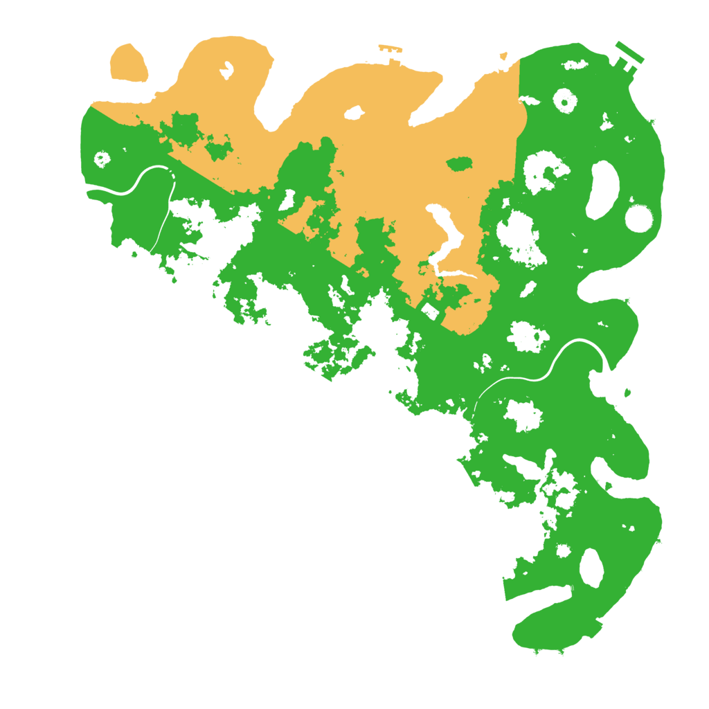 Biome Rust Map: Procedural Map, Size: 4500, Seed: 679302