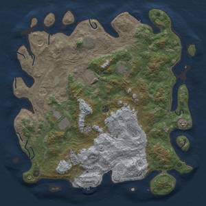 Thumbnail Rust Map: Procedural Map, Size: 4500, Seed: 271, 19 Monuments