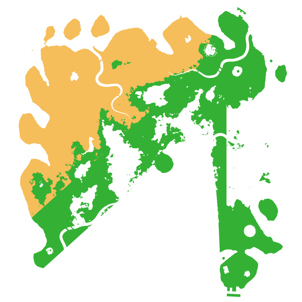 Biome Rust Map: Procedural Map, Size: 4500, Seed: 271