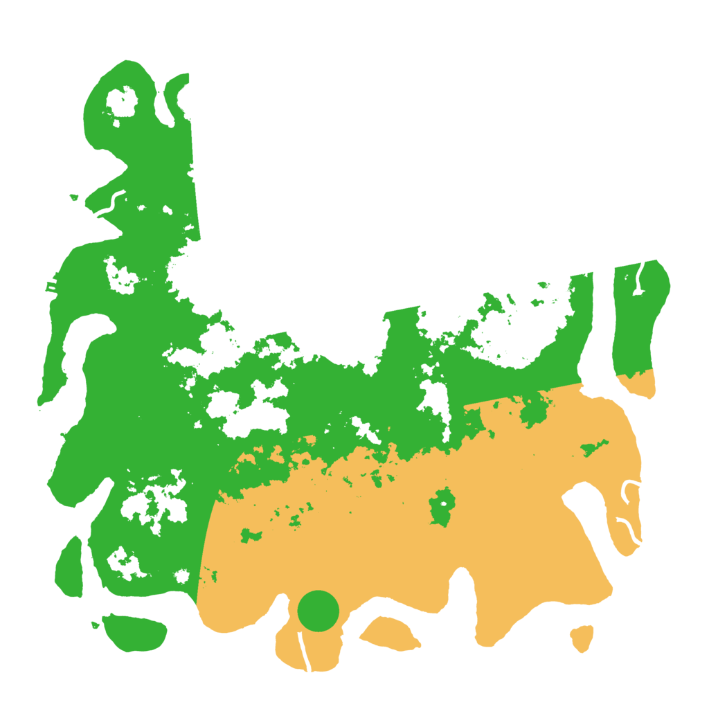 Biome Rust Map: Procedural Map, Size: 4500, Seed: 937300930