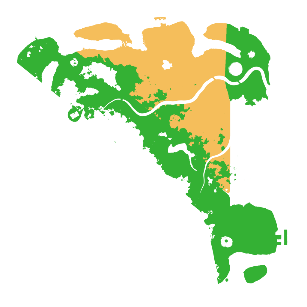 Biome Rust Map: Procedural Map, Size: 4000, Seed: 1561927845