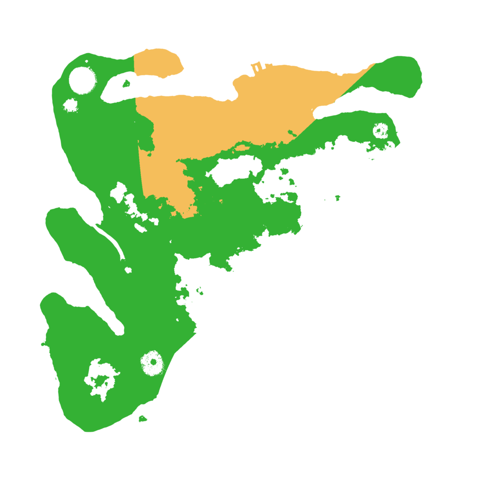 Biome Rust Map: Procedural Map, Size: 3250, Seed: 461974755