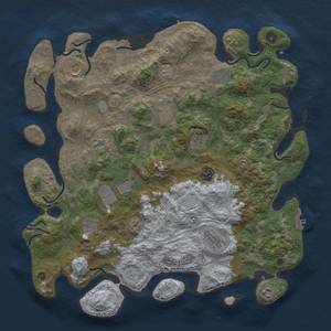 Thumbnail Rust Map: Procedural Map, Size: 4300, Seed: 1549383875, 20 Monuments