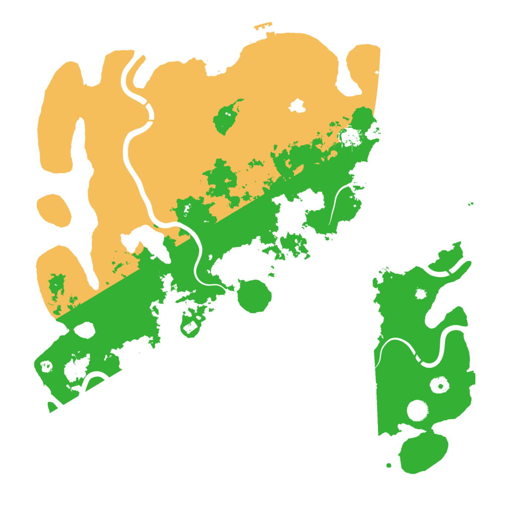 Biome Rust Map: Procedural Map, Size: 4300, Seed: 1549383875