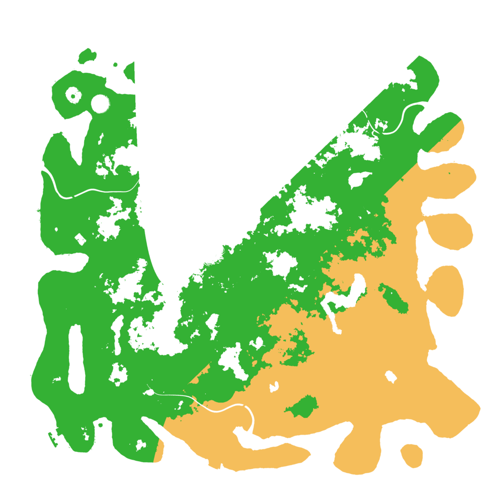 Biome Rust Map: Procedural Map, Size: 4800, Seed: 940881374