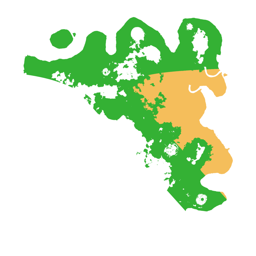 Biome Rust Map: Procedural Map, Size: 3500, Seed: 1262023