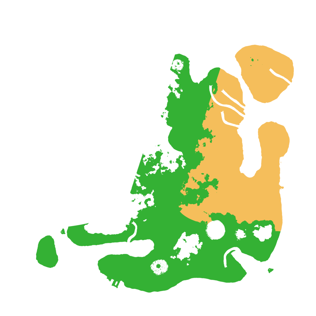 Biome Rust Map: Procedural Map, Size: 3000, Seed: 79743