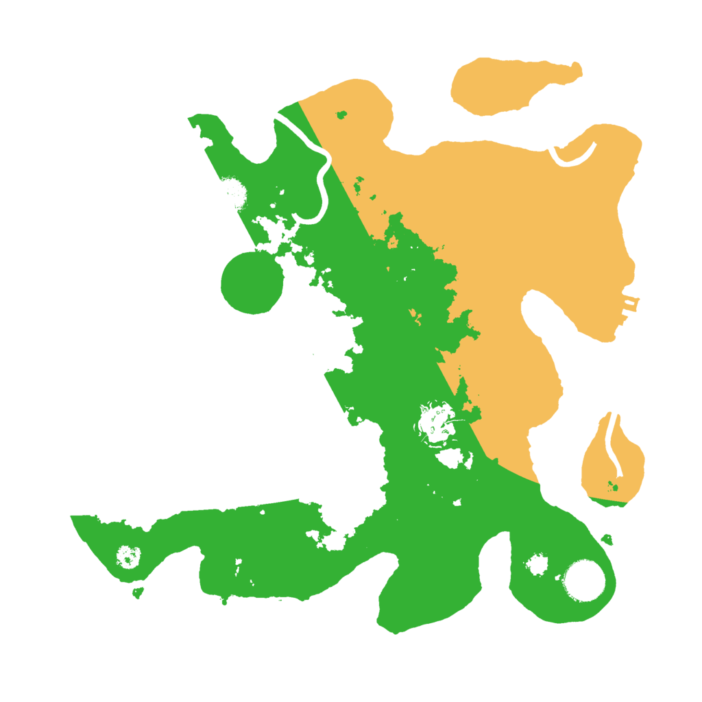 Biome Rust Map: Procedural Map, Size: 3000, Seed: 413774208