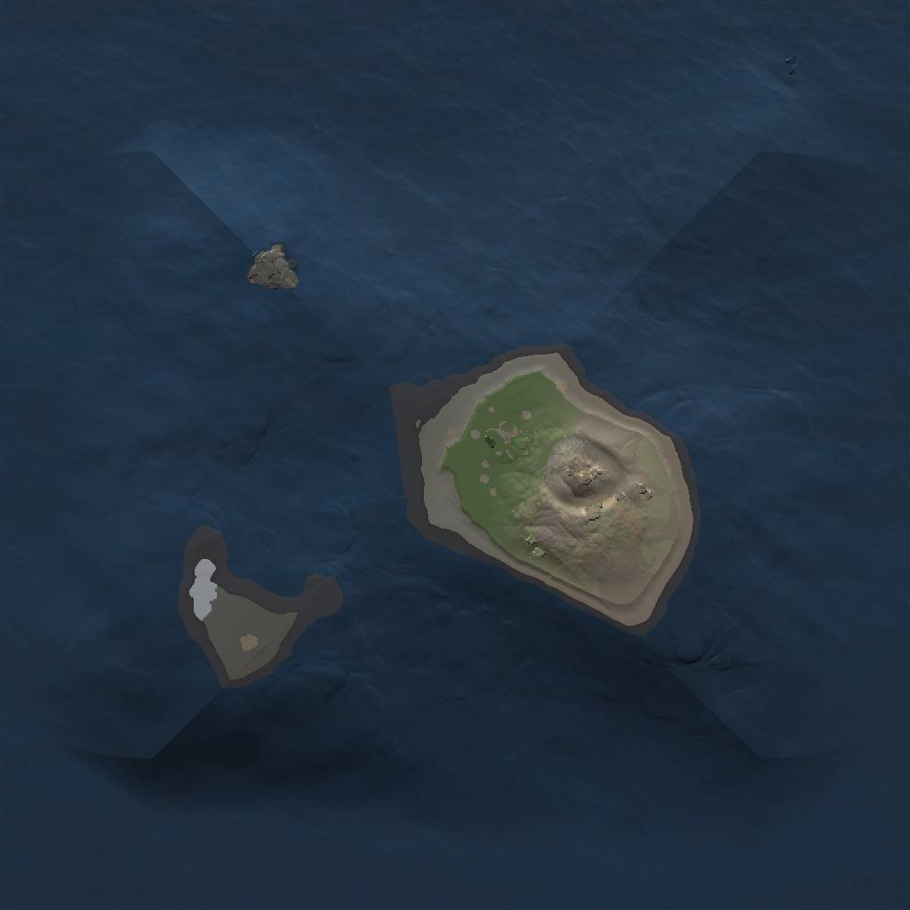 Rust Map: Procedural Map, Size: 1000, Seed: 1704565911, 3 Monuments